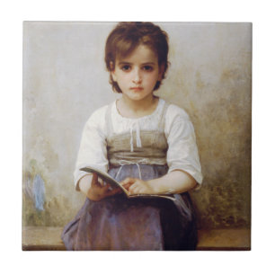 Bouguereau - die schwierige Lektion Fliese