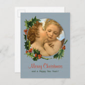 Bouguereau Erster Kuss Kinder CC0043 Weihnachten (Vorne/Hinten)
