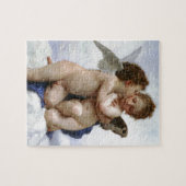 Bouguereau , "First kiss" Puzzle (Horizontal)