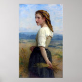 Bouguereau - Glaneuse Poster (Vorne)