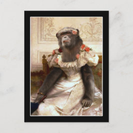 Bouguereau Gown de Cambacer Postkarte