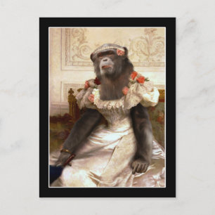 Bouguereau Gown de Cambacer Postkarte