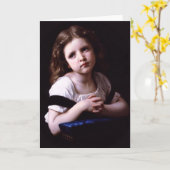 Bouguereau - Grußkarte für das Gebet Karte (Gelbe Blume)