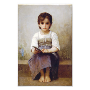 Bouguereau - harte Lehre Fotodruck