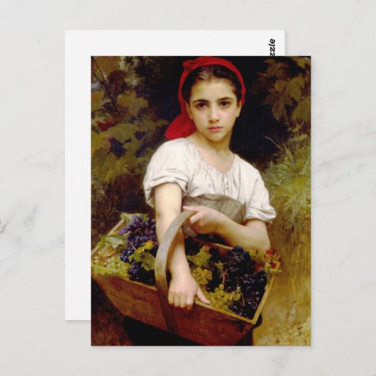Bouguereau Harvester Postcard Postkarte (Vorne/Hinten)