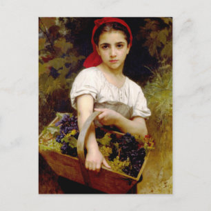 Bouguereau Harvester Postcard Postkarte