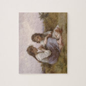 Bouguereau - Idylle Enfantine Puzzle (Vertikal)