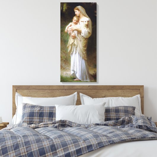 Bouguereau Innocence Canvas Print Leinwanddruck (Insitu (Schlafzimmer))