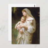 Bouguereau Innocence Postcard Postkarte (Vorne/Hinten)