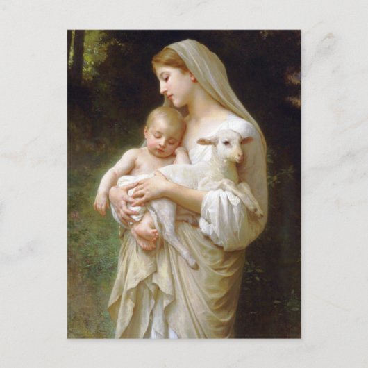 Bouguereau Innocence Postcard Postkarte (Vorderseite)