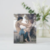 Bouguereau - Jeune Fille se Defendant contre Eros Postkarte (Stehend Vorderseite)