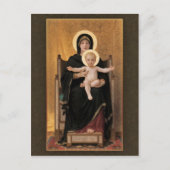 Bouguereau Jungfrau and Child CC0271 Postkarte (Vorderseite)