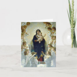 Bouguereau Jungfrau und Christliches Kind mit Enge Feiertagskarte