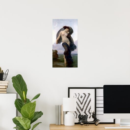 Bouguereau - La Crepuscule Poster (Heimbüro)