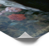 Bouguereau - La Madone aux Rose Poster (Ecke)