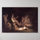 Bouguereau - La Nymphee Poster (Vorne)