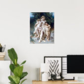 Bouguereau - La première discorde Poster (Heimbüro)