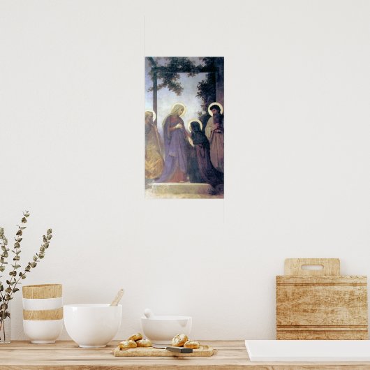 Bouguereau - La Visitation Poster (Küche)
