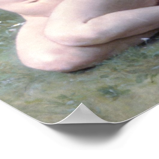 Bouguereau - L'Amour s'Envole Poster (Ecke)