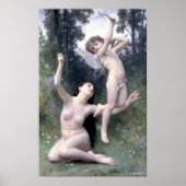 Bouguereau - L'Amour s'Envole Poster (Vorne)