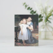 Bouguereau - Le Coquillage Postkarte (Stehend Vorderseite)