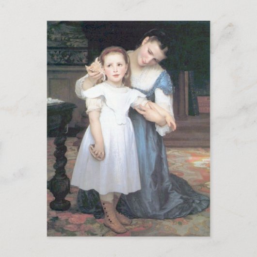 Bouguereau - Le Coquillage Postkarte (Vorderseite)