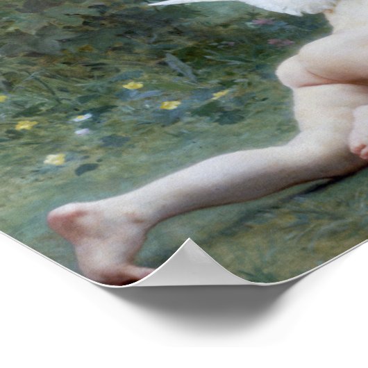 Bouguereau - Le Guepie Poster (Ecke)