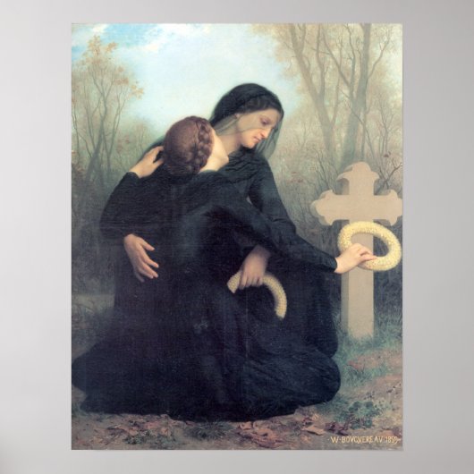 Bouguereau - Le Jour des Morts Poster (Vorne)