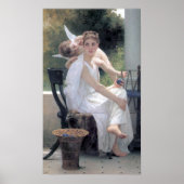 Bouguereau - Le Travail Interrompu Poster (Vorne)