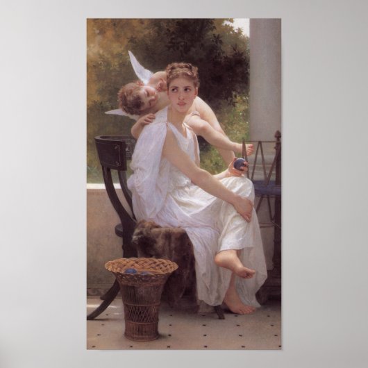 Bouguereau Le Travail Interrompu Poster (Vorne)