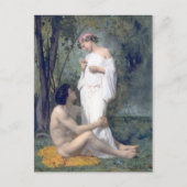 Bouguereau-L'Idylle Postkarte (Vorderseite)