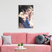 Bouguereau - Lied der Engel Leinwanddruck (Insitu (Wohnzimmer))