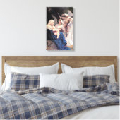 Bouguereau - Lied der Engel Leinwanddruck (Insitu (Schlafzimmer))