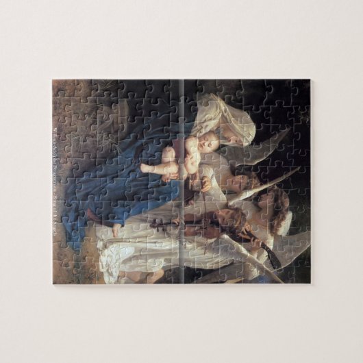 Bouguereau - Lied des Engelsfahrwerkes Puzzle (Horizontal)