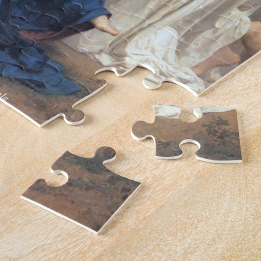 Bouguereau - Lied des Engelsfahrwerkes Puzzle (Seite)