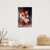 Bouguereau - Little Sulky 1888 Poster (Küche)