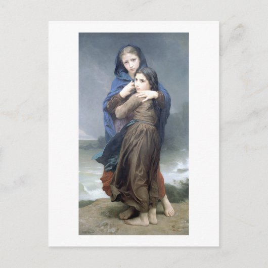 Bouguereau - L'Orage Postkarte (Vorderseite)