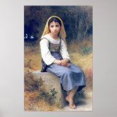 Bouguereau - Meditation Poster (Vorne)