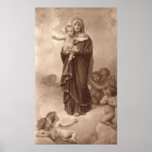 Bouguereau - Notre-Dame des Anges Poster