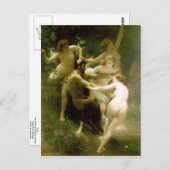 Bouguereau - Nymphes et Satyre Postkarte (Vorne/Hinten)