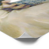 Bouguereau - Petite Fille au Bol Bleu Poster (Ecke)