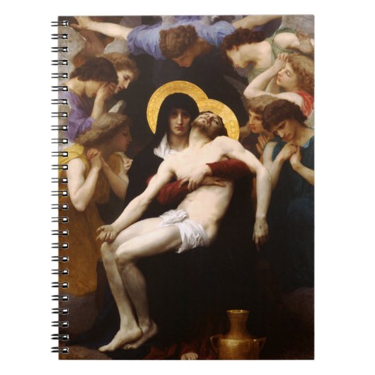 Bouguereau Pieta-Notizbuch Notizblock (Vorderseite)