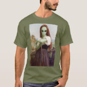 Bouguereau Shepherdess Alien T-Shirt (Vorderseite)