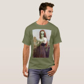 Bouguereau Shepherdess Alien T-Shirt (Vorne ganz)