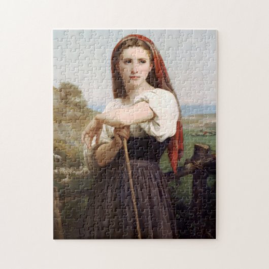 Bouguereau Shepherdess Puzzle (Vertikal)