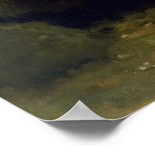 Bouguereau - The Elder Sister Poster (Ecke)