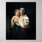 Bouguereau - The Elder Sister Poster (Vorne)