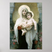 Bouguereau-The Madonna of the Rose ln Poster (Vorne)