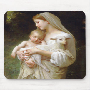 Bouguereau Unschulds-Mausunterlage Mousepad