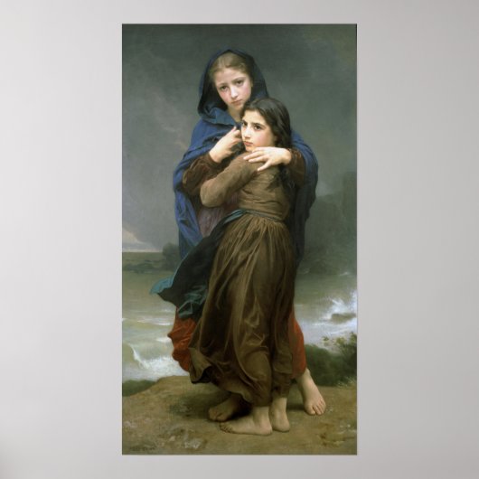 Bouguereau - Weit weg von Zuhause 1874 Poster (Vorne)